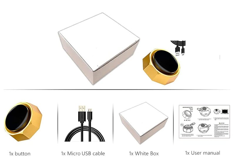 RIBOSY USB Sound Button - Make Your Own Button by Uploading Audio Files - Support 100+ Recordings - Top Recordable Quality Playback (USB Cable Included) - Image 5